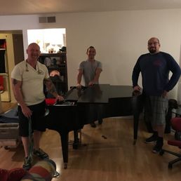 This is the Tilton's Almighty Piano Moving crew!! Thanks Brian for taking care of our customers!!