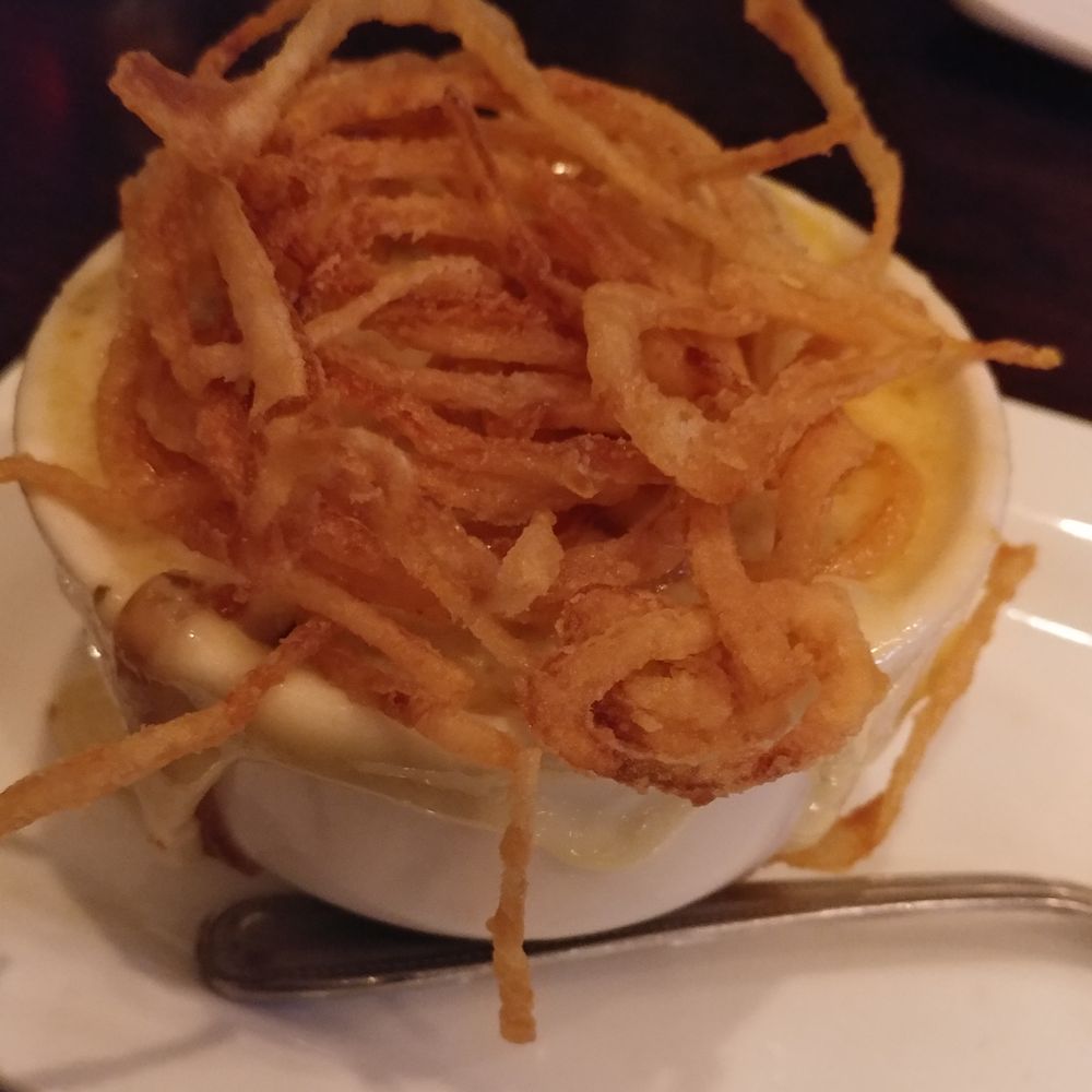 French Onion Soup at University Grille in Shippensburg French Onion Soup at University Grille in Shippensburg
