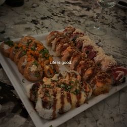 Tsunami Sushi Lafayette - Happy Feet, Candy Cane, Lava Roll, The Best Bite