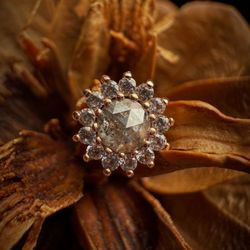 High Priestess Piercing & Tattoo - Delphine with grey diamonds from Buddha Jewelry