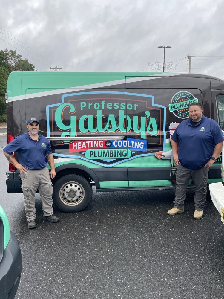 Slide of Professor Gatsby's Heating, Cooling & Plumbing