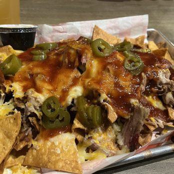 Jersey Shore BBQ - Nachos w pulled pork - Barbeque Near Me - East Brunswick, New Jersey Jersey Shore BBQ - Nachos w pulled pork - Barbeque Near Me - East Brunswick, New Jersey
