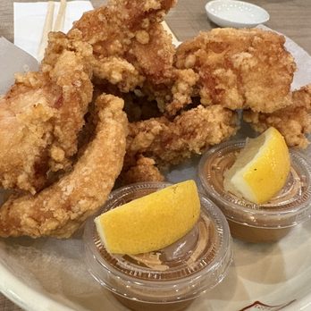 Kitakata Ramen Ban Nai - Big kaarage chicken pieces - Ramen Near Me - Irvine, California Kitakata Ramen Ban Nai - Big kaarage chicken pieces - Ramen Near Me - Irvine, California