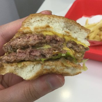 In-N-Out Burger - Much too pink for ground beef! - Burgers Near Me - Orem, Utah