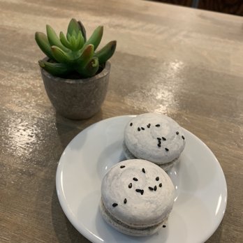 Sweet Intensity - Black sesame seed macaroons. - Macarons Near Me - Katy, Texas Sweet Intensity - Black sesame seed macaroons. - Macarons Near Me - Katy, Texas