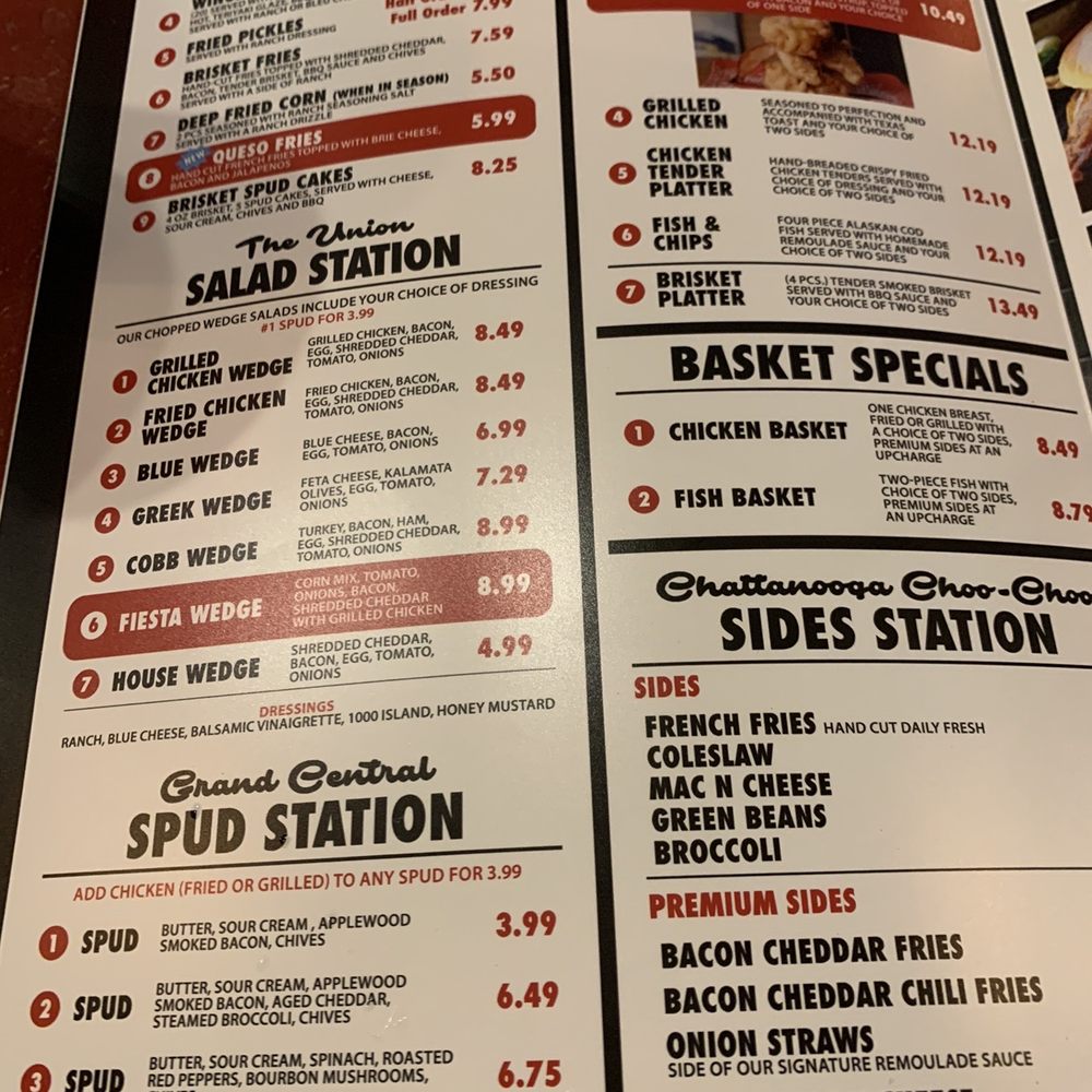 Burger Station 120 - Menu - Burgers Near Me - Harriman, Tennessee Burger Station 120 - Menu - Burgers Near Me - Harriman, Tennessee