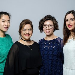 Richmond Hill Village Dental - Dr Leung and our hygiene team (from left to right: ChenChen, Tanaz, Dr Leung, Kathy)