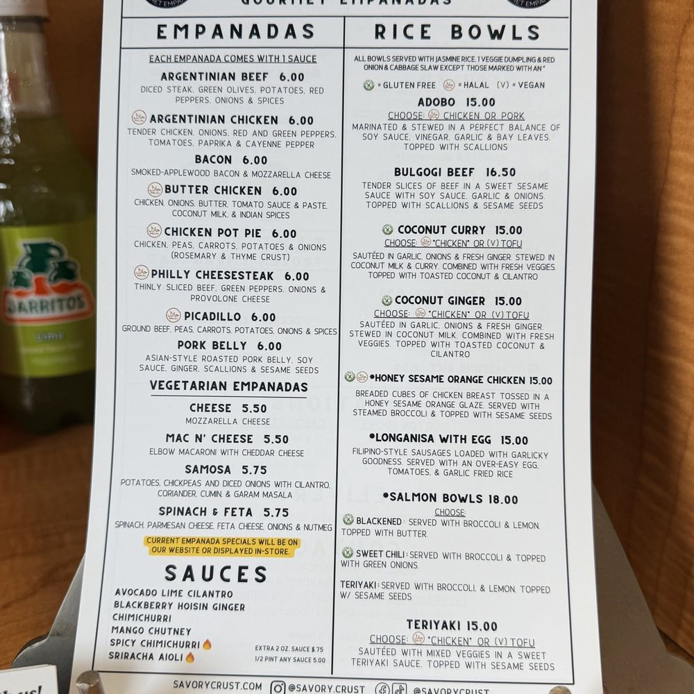 Savory Crust - As of August 2026 - Empanadas Near Me - Carol Stream, Illinois Savory Crust - As of August 2026 - Empanadas Near Me - Carol Stream, Illinois