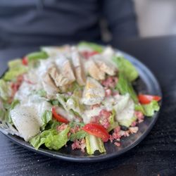 Honey Toast - Cobb salad with poppyseed dressing