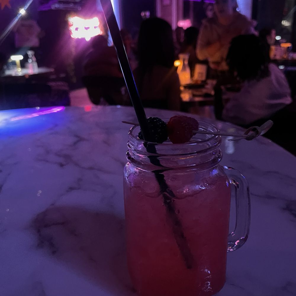 Maya Lounge - Strawberry margarita - Santana - Lounges Near Me - Houston, Texas