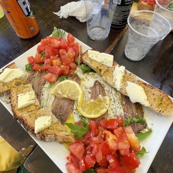 Nessun Dorma - Anchovies with cold butter on bruschetta!!! A must have !' - Tapas/Small Plates Near Me - Manarola, SP