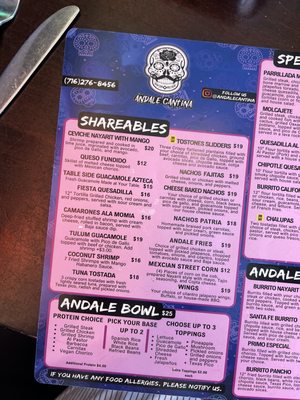 Menu photo 4 Andale Cantina Williamsville, NY