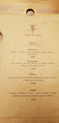 Menu photo 4 Tierra de Nadie Buenos Aires, C