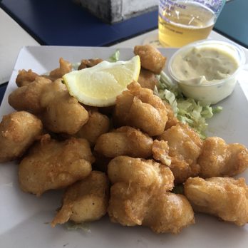 Crabby's Beachside Pavilion - Grouper Cheeks. A little too bready. - Seafood Near Me - Clearwater Beach, Florida Crabby's Beachside Pavilion - Grouper Cheeks. A little too bready. - Seafood Near Me - Clearwater Beach, Florida