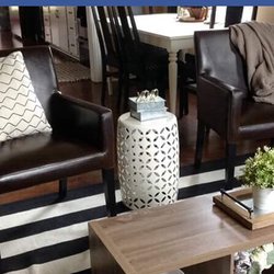 Soul's Harbor Thrift Store - I found these two amazing leather armchairs at SH - were in almost perfect condition and very sturdy. Paid $5 each I kid you not!