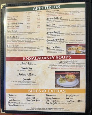 Menu photo 3 Trujillo's Comedor Y Cantina Waco, TX