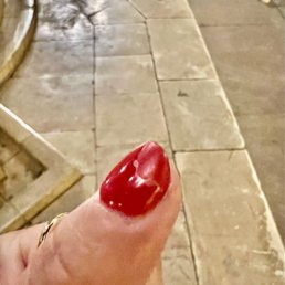 Peeling brand new dip nails Peeling brand new dip nails