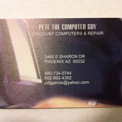 Pete the Computer Guy - When I save stuff off old drive, I recommend SSD upgrade Your laptop will be 10 times faster Saving files is free with upgrade. 480-734-0744
