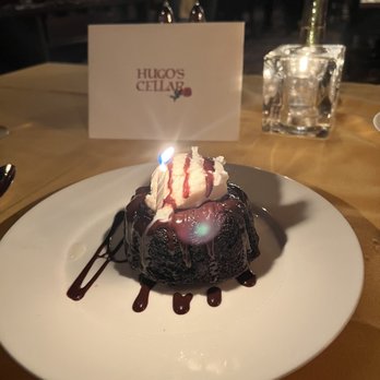 Hugo's Cellar - Complimentary Anniversary desserts - American Near Me - Las Vegas, Nevada Hugo's Cellar - Complimentary Anniversary desserts - American Near Me - Las Vegas, Nevada