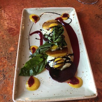 Desert Bistro - Basil Balsamic Beets and Goat Cheese - New American Near Me - Moab, Utah Desert Bistro - Basil Balsamic Beets and Goat Cheese - New American Near Me - Moab, Utah