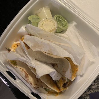 Guapo's GO, Taqueria & Charcoal Chicken - box of Taco Platter(3)(tacos Soft Or Crispy) - Mexican Near Me - Woodbridge, Virginia