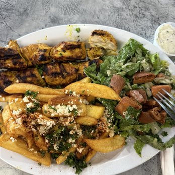 Pita Shop - Chicken kabob, Fatoush Salad, Greek fries - Mediterranean Near Me - Miramar, Florida Pita Shop - Chicken kabob, Fatoush Salad, Greek fries - Mediterranean Near Me - Miramar, Florida
