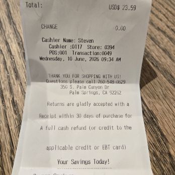 Grocery Outlet - We love the Palm Springs store. STEVEN always greets us with a smile! And, the prices are pretty terrific too! - Grocery Near Me - Palm Springs, California