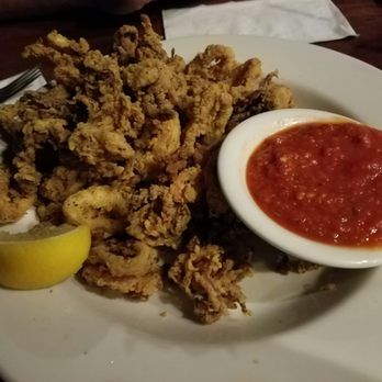 Brown's Brewing Company - Calamari with Marinara - Breweries Near Me - Troy, New York Brown's Brewing Company - Calamari with Marinara - Breweries Near Me - Troy, New York