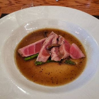 Cork and Table - Ahi in a mushroom reduction - Wine Bars Near Me - Fredericksburg, Virginia Cork and Table - Ahi in a mushroom reduction - Wine Bars Near Me - Fredericksburg, Virginia