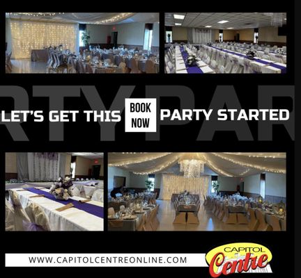 Event Space - Host your next event with us.  Out banquet room holds up to 200 people and can be customized to meet your needs.