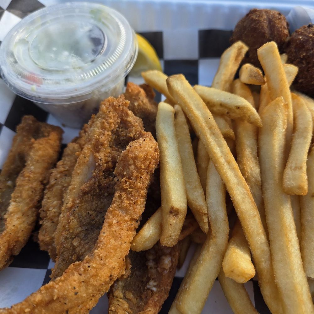 Keeper's Fish Shack - Lake perch tackle box - Seafood Near Me - Ludington, Michigan Keeper's Fish Shack - Lake perch tackle box - Seafood Near Me - Ludington, Michigan