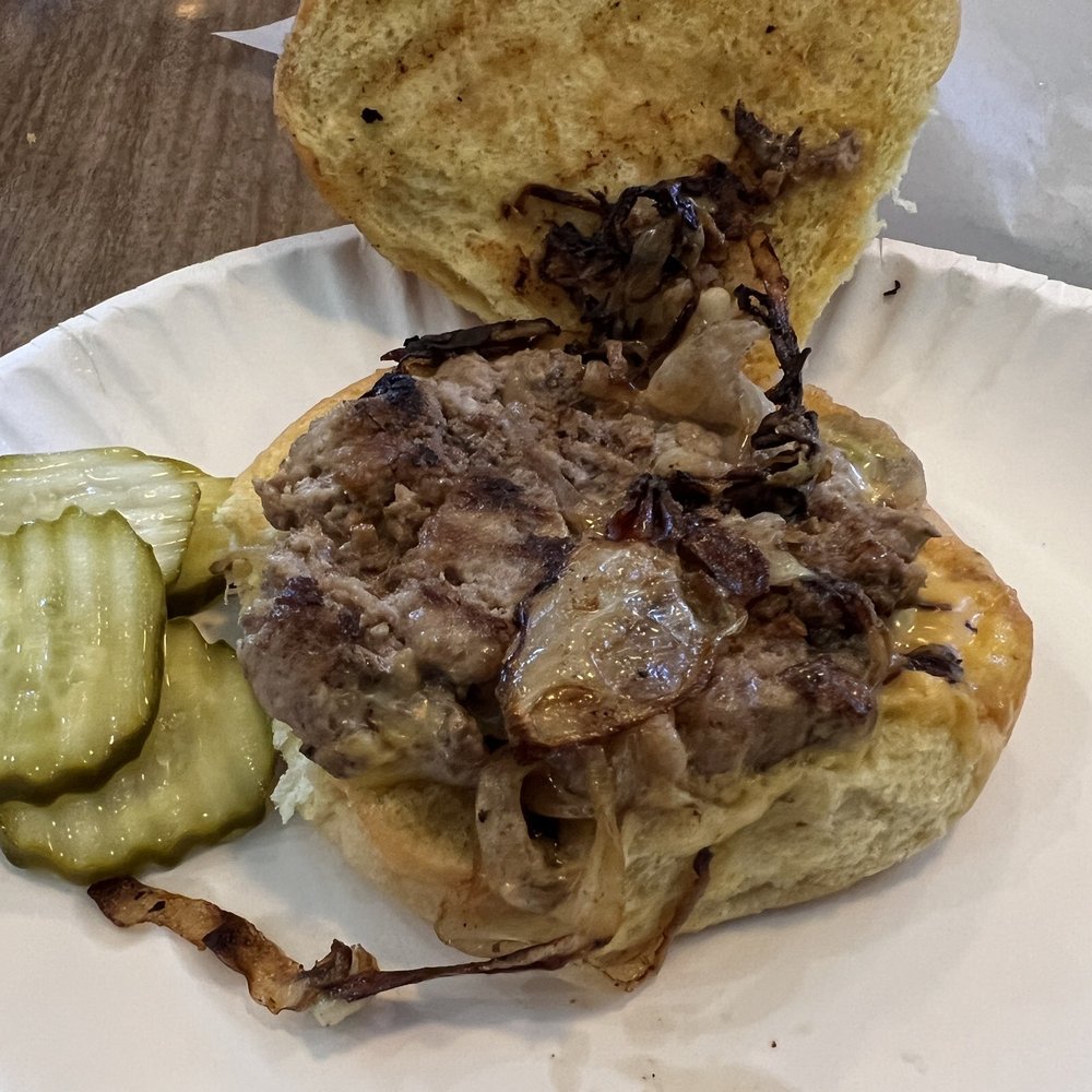 Sun Cattle - Tiny patty on the cheeseburger. - Burgers Near Me - Oklahoma City, Oklahoma Sun Cattle - Tiny patty on the cheeseburger. - Burgers Near Me - Oklahoma City, Oklahoma