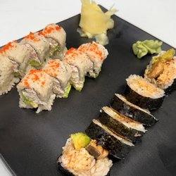 Sakana Sushi Bar & Japanese - California and eel roll