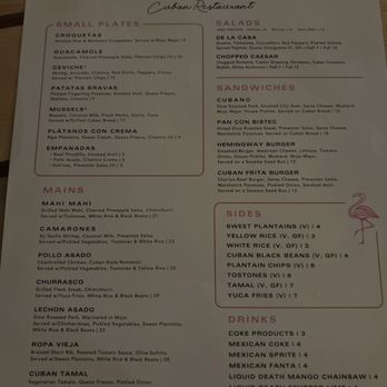 Amador Cuban Restaurant - Menu - Cuban Near Me - Newport, Kentucky