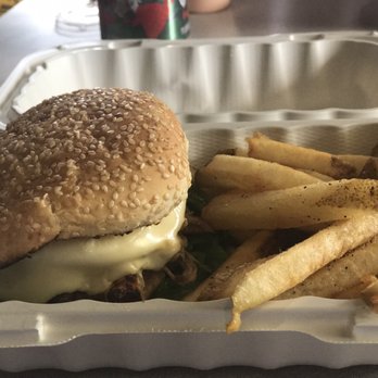 Roxy's Island Grill - Amazing Kalua pork sandwich deluxe with crispy fries and yummy dipping sauce. - Hawaiian Near Me - Beaverton, Oregon