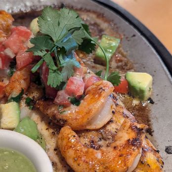 Pappasito's Cantina - Grilled Texas Redfish on the Half shell with shrimp - Tex-Mex Near Me - Austin, Texas