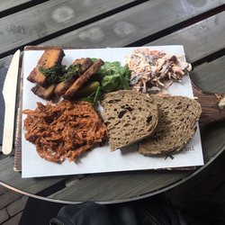 The Rough Kitchen - Delicious pork belly and pulled pork!