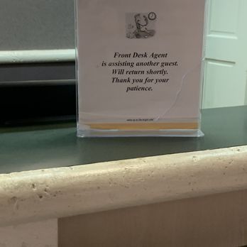 La Quinta Inn by Wyndham Abilene - At the front desk. No one else here but me & the front desk lady. - Hotels Near Me - Abilene, Texas