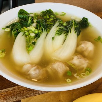Wei’s Cafe - Wonton with Vegetable Soup - Chinese Near Me - San Francisco, California
