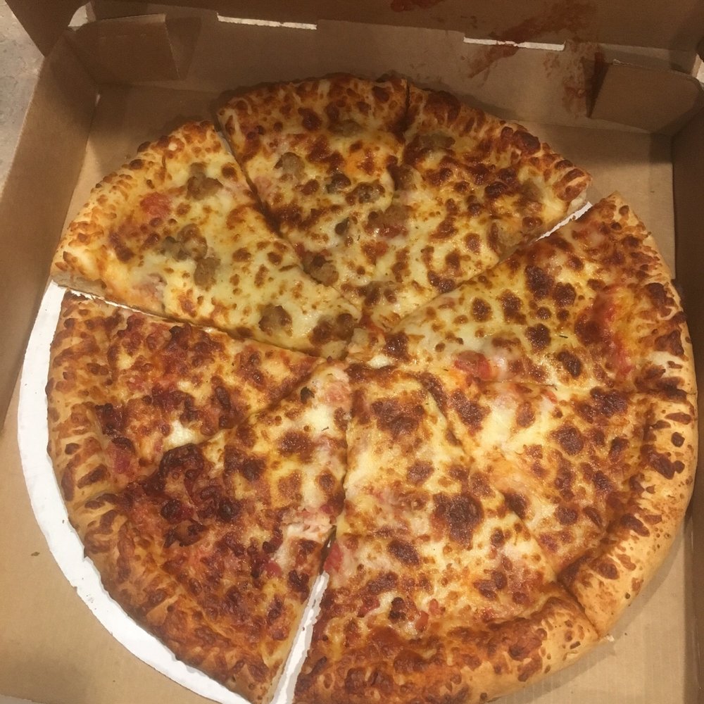 Helmsburg General Store - Half sausage, mushroom and extra cheese; other half bacon and extra cheese. - Grocery Near Me - Nashville, Indiana Helmsburg General Store - Half sausage, mushroom and extra cheese; other half bacon and extra cheese. - Grocery Near Me - Nashville, Indiana