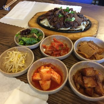 JCD Korean Restaurant - 07.12.18 side dishes + bulgogi - Korean Near Me - Beaverton, Oregon