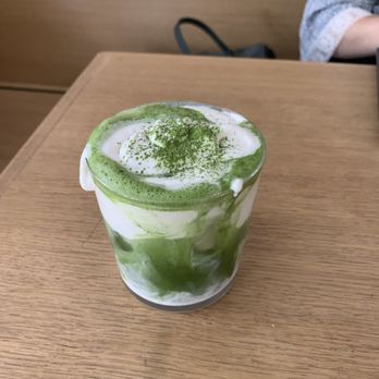 Un Caffe - Matcha einspanner - Coffee & Tea Near Me - Houston, Texas Un Caffe - Matcha einspanner - Coffee & Tea Near Me - Houston, Texas