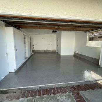 Cisneros Decorative Concrete - Pumice Color Garage Floor - Flooring Near Me - Bakersfield, California