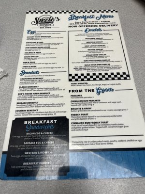 Menu photo 2 Suzie's Diner Hudson, NH