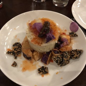 Decades - Crispy eggplant with cauliflower rice - Arcades Near Me - Lancaster, Pennsylvania Decades - Crispy eggplant with cauliflower rice - Arcades Near Me - Lancaster, Pennsylvania