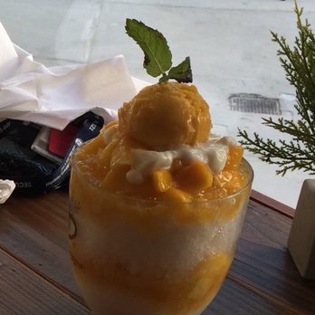 Caffébene - Mango shaved ice - Coffee & Tea Near Me - Boston, Massachusetts Caffébene - Mango shaved ice - Coffee & Tea Near Me - Boston, Massachusetts