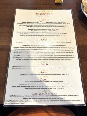 Menu photo 6 Maria Cuca's Mexican Cuisine Keller, TX Menu photo 6 Maria Cuca's Mexican Cuisine Keller, TX