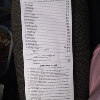 China Chef - To go menu for lunch combos and Chef's Specialty - Chinese Near Me - Des Moines, Iowa