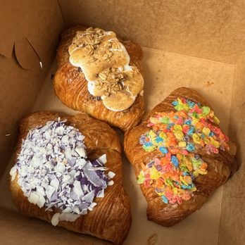 Honolulu Coffee - SPECIALTY CROISSANTS- ube chantilly, lilikoi, cereal and milk - Bakeries Near Me - Honolulu, Hawaii