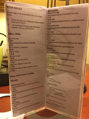 Menu photo 1 Restaurant Rubens Leiden, ZH Menu photo 1 Restaurant Rubens Leiden, ZH